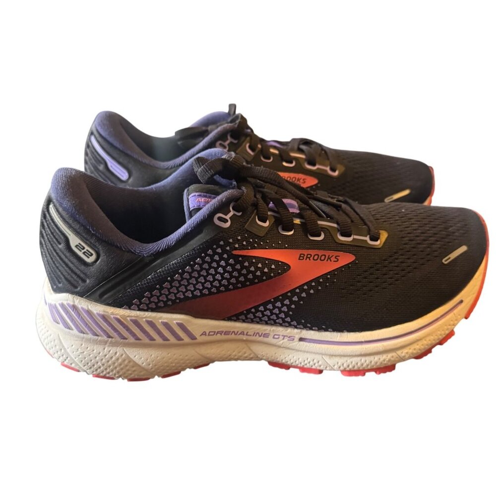 Brooks Adrenaline GTS 22 Women's Running Shoes Navy Blue Size 8.5
